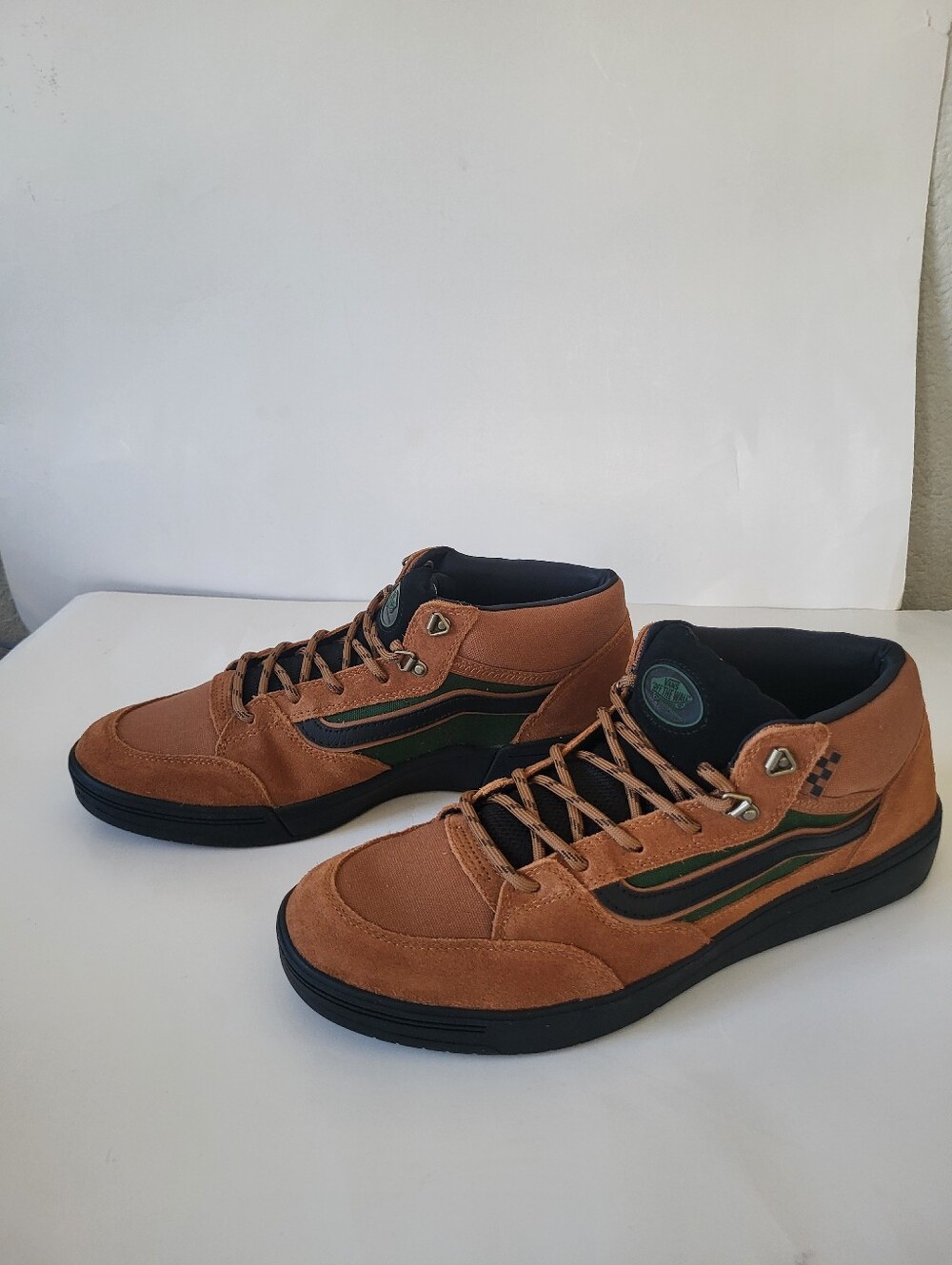 Vans Skate Zahba Mid Brown Suede Mens Size 12 - Picture 6 of 14